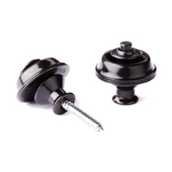 Dunlop Straplok® Strap Retainers Dual Design Black SLS1033BK