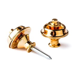Dunlop Straplok® Strap Retainers Dual Design Gold SLS1034G