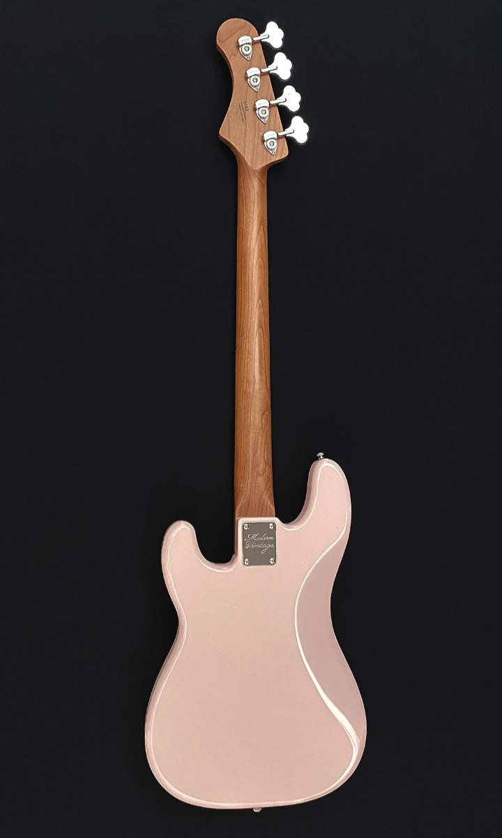 '60s 4-String Bass - Modern Vintage P-Style, Pink - CB&G