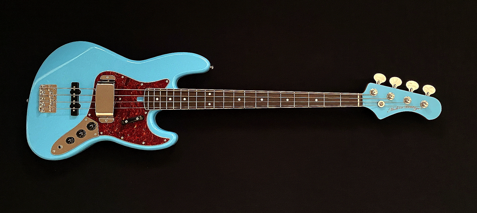 Modern Vintage MVJ4-66 J-Style Bass Daphone Blue