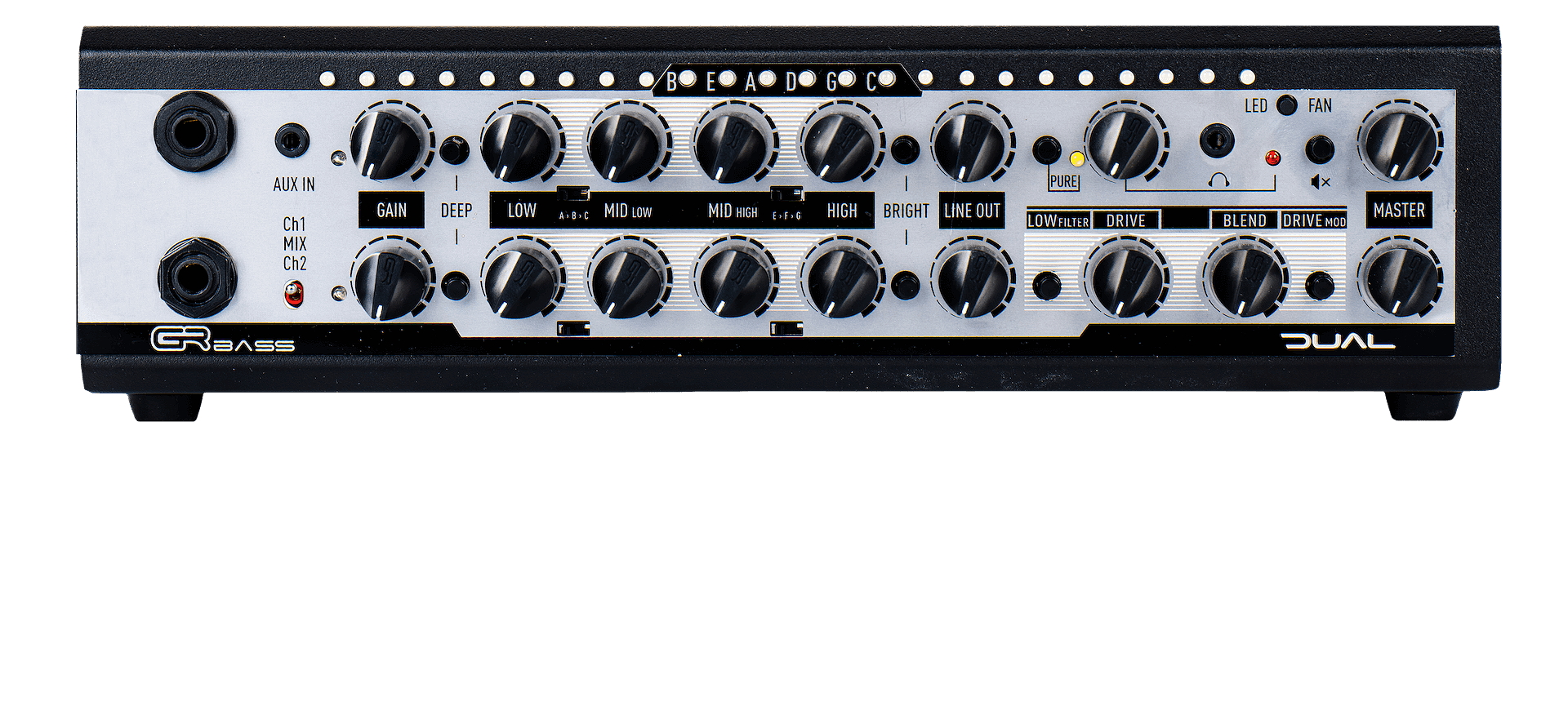 GR Bass DUAL 800 2-Channel Bass Amp