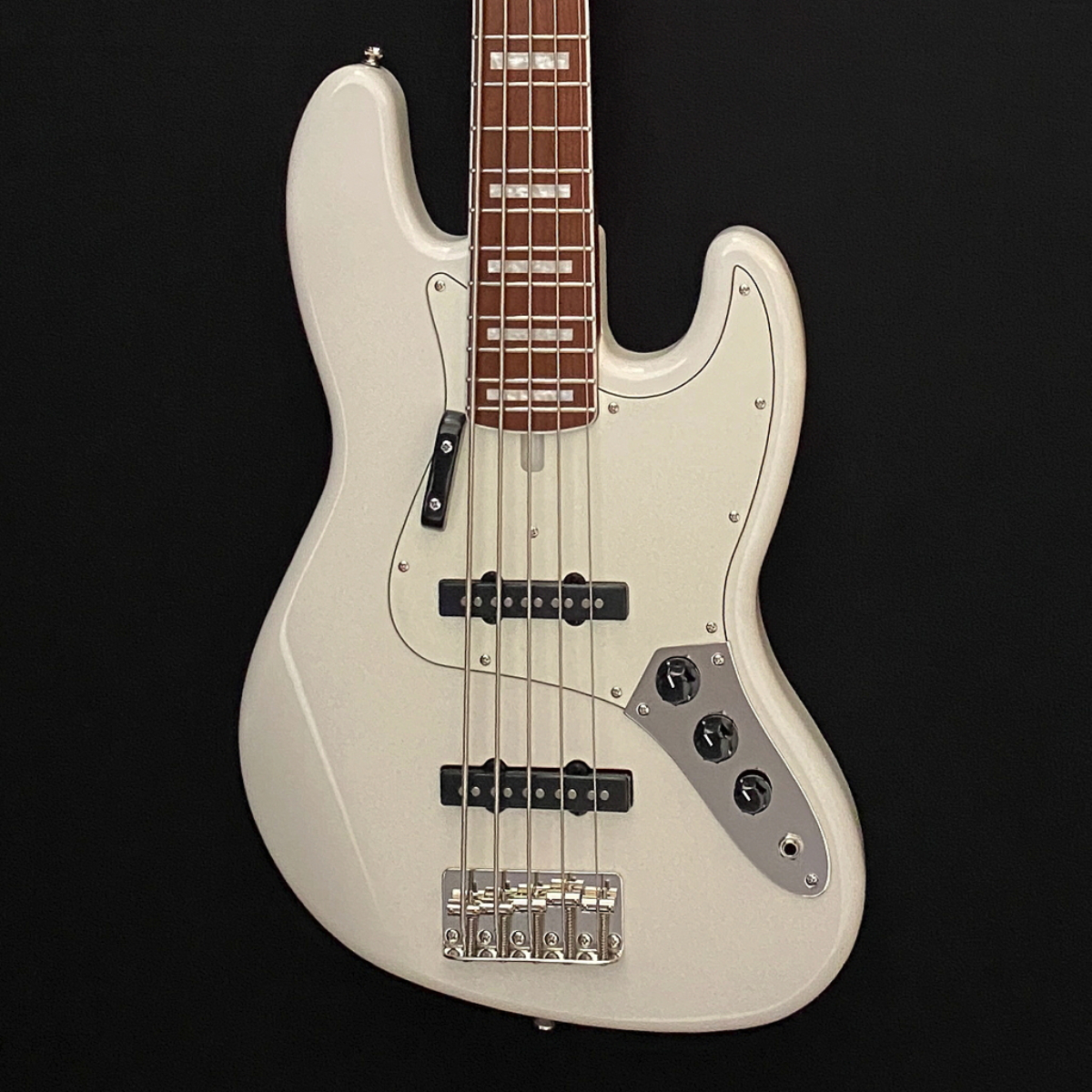 70s 5-String Bass, Modern Vintage J - Olympic White - CB&G