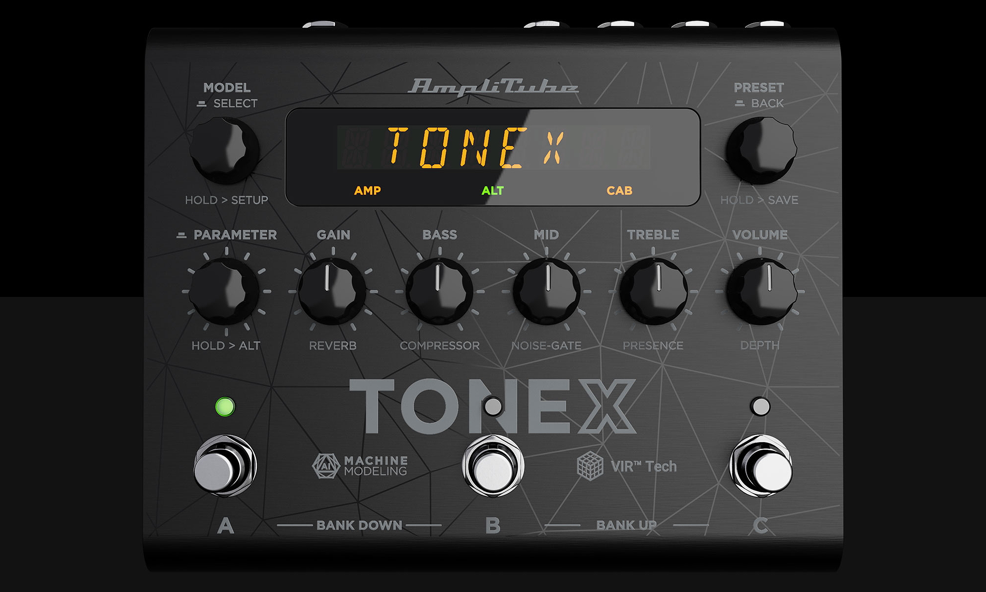 TONEX Pedal AmpliTube Amp Cab Sim - CB&G