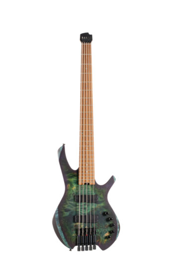 cort artisan space 5 bass stardust green