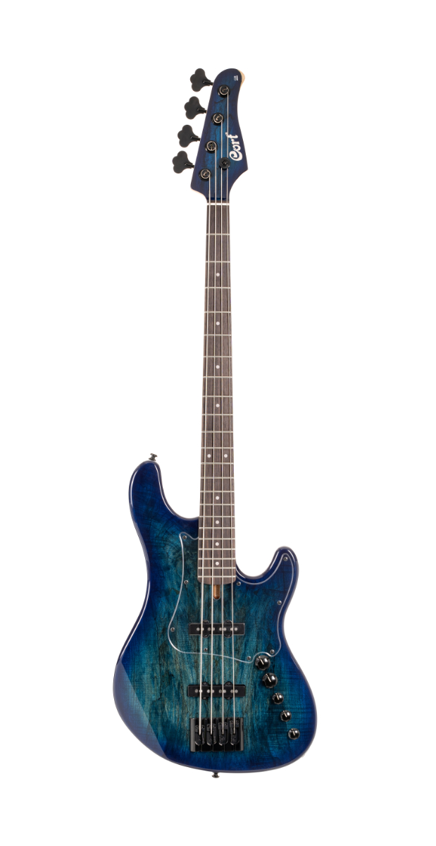 Cort GB-Fusion 4-String Bass - Blue Burst - CB&G