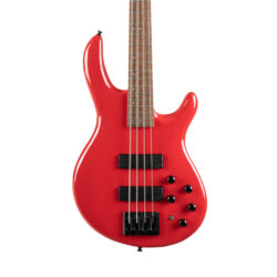 cort artisan c4 deluxe bass 4-string bass red